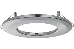 ‎PAULMANN Paulmann 92498 Einbauleuchten-Adapter Eisen gebürstet Einbaustrahler Konverter für Einbauöffnungen von 75-120 mm Deckenspot Zwischenstück Adapterring
