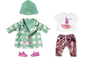 BABY Born 515 830079 płaszcz EA Deluxe, 43 cm, kolorowy