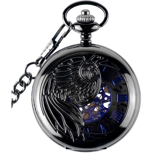 Montre De Poche Steampunk à Gousset - Cadran Ancre Marine, Homme/femme