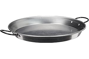 VAELLO CAMPOS S. L. La valenciana Vaello, poêla à Paella à Induction de 36 cm, Argent