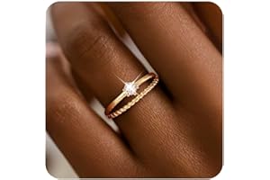 Adramata Ring Silber 925 Damen Verstellbar Daumenring Damen Verlobungsring Eheringe Engagement Ringe Frauen Jubiläum Promise Ringe Gold/Silber Schmuckgeschenke