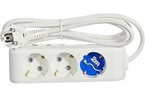 Viko Multi-Let Üçlü Priz Topraklı Kablolu Çocuk Korumalı 2 Mt