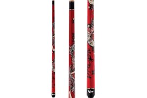 Viper Pool Cue Underground Queue Billard 2 pièces Motif Dragon 595 g 147,3 cm Unisexe
