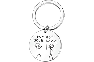 JETTOP Funny Keyring Best Friends Gifts for Women Men Birthday Christmas Graduation Gifts for Friendship Female (I’ve got Your Back)
