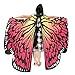 Produktbild SOMESUN Damen Schmetterling Flügel Schals Frau Mädchen Modisch Schmetterlingsflügel Swing Drucken Halstücher Party Karneval Vintage Cosplay Kostüm Umschlagtücher