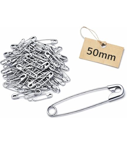 Prym 085272 - Spille da balia in acciaio, 27 mm, 1000 pz, colore: Argento
