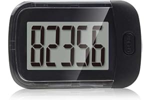 COLEXY 3D Walking Pedometer, Simple Digital Step Counter with Removable Clip and Lanyard, Accurate Pedometers for Steps with Large LCD Display, Outdoor Activities Fitness Tracker, for Elder Kids Men Women