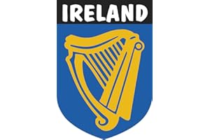 Artimagen Adesivo Scudo Irlanda 40x60 mm