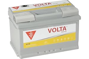 VOLTA BATERÍAS Bateria de Coche 70Ah 680A Volta SS700D Start-Stop Básico EFB - Borne +Dcha - Medidas Largo 278 x Ancho 175 x Alto 175 mm con 2 años de Garantía - Fabricación Europea.