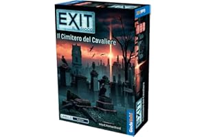 Giochi Uniti - Exit Il Cimitero del Cavaliere, Escape Room, 1-4 Giocatori, 12+ Anni, Edizione Italiana, GU697