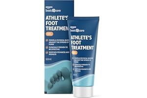 Amazon Basic Care Gel de traitement du pied d'athlète, 60ml