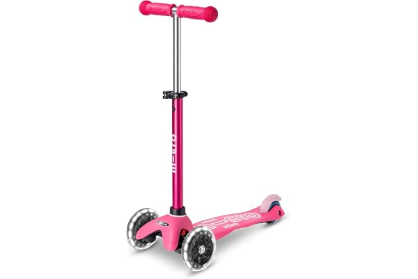 Micro | Mini Deluxe LED | Trottinette Enfant | 3 Roues | LED | L'équilibre et Motricité | 2-5 Ans