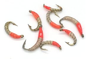 BestCity Limited Fly Fishing OKEY DOKEY orange Epoxy Buzzer 8 Pack sized 10-14 PACK #79
