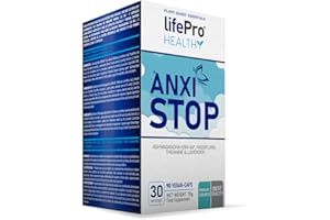 LIFE PRO NUTRITION Life Pro Anxistop | Relajante para asegurar un descanso optimo | Fórmula basada en ashwagandaha