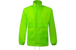 Niscioma Impermeabile Antivento con Cappuccio unisex - Giacca per Uomo e Donna, Caldo e alla Moda, Ideale per Attività all'Aperto, Varie Taglie e Colori Disponibili