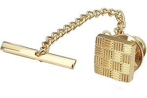 HAWSON Chain Men's Black tie Nails-Interesting Type, Silver and Gold and Rose Gold Multiple Color Options