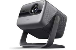 JMGO N1 Ultra Proyector 4K 2200 Lúmenes CVIA, 3D Portátil Proyector 180 Pulgada, MALC™ Triple Laser&Corrección Auto de Imagen Gimbal, 2x10W Altavoces Dynaudio, Android TV 11, HDR10, Wi-Fi y Bluetooth