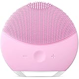 Silicone Detergente viso Spazzola di Pulizia del viso, Sonic Electric Silicone Impermeabile Massaggiatore (rosa1)