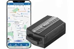Winnes GPS Tracker with SMS, APP, and Computer No Subscription Strong Magnet Free Install, Accurate Real-time Location Positioning Anti-theft for Vehicles, Instant Car Safety Alarm