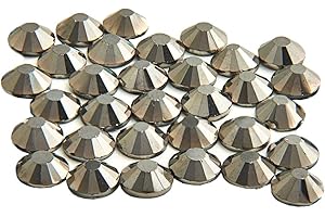 EIMASS LONDON BASED COMPANY Pack of 100 EIMASS® Large Size ss30 (6.5mm) Hotfix DMC Rhinestones Glass Crystals Gems Diamante Iron on Glue on