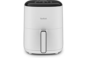 ‎TEFAL Tefal Easy Fry Compact Heißluftfritteuse/Airfryer 3 L – kompakt für 1–4 Personen, 10 Programme mit Touch-Display, antihaftbeschichtet, energiesparend, gesund & knusprig genießen, EY145A