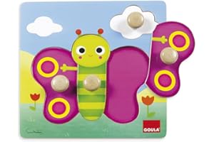 JUMBO Goula- Puzzle mariposa de madera