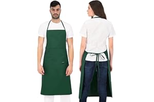 PALLTEX Borago Grembiule Cucina Donna Grembuile Cucina Uomo per Cucinare, Fai da te, Pittura, Cottura a norma EN ISO 13688