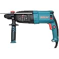 BONAI Variable Speed Rotary Hammer Drill, 26mm SDS Plus Demolition Hammer for Concrete Drill, Functions Reduced Vibration System With 360° Rotating Auxiliary Handle