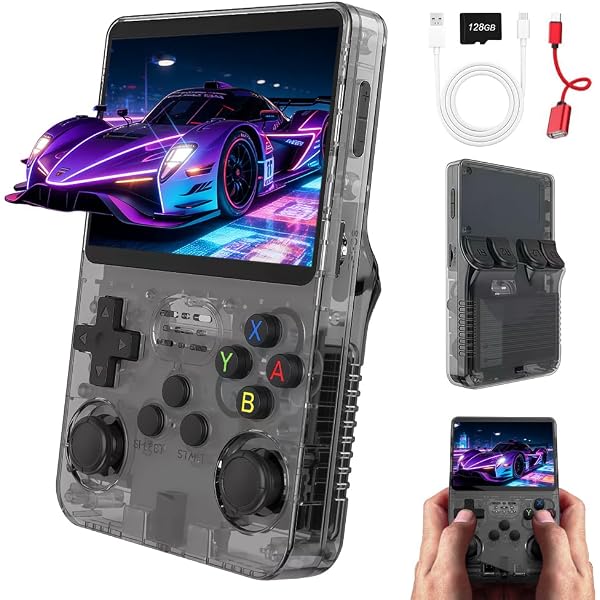 Console de jeu portable rétro, plus de 20 000 jeux HD, mini console vidéo rétro, écran IPS de 3,5, mémoire de 64 Go, console de jeu vidéo d'arcade portable, excellent cadeau pour Console de jeu portable rétro, plus de 20 000 jeux HD, mini console vidéo rétro, écran IPS de 3,5, mémoire de 64 Go, console de jeu vidéo d'arcade portable, excellent cadeau pour