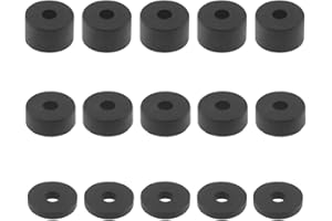 EMSEA 15 sztuk M8 gumowy zestaw dystansowy ró?ne grubo?ci podk?adka dystansowa dla majsterkowiczów t?umienie poch?aniaj?ce uderzenie 26x15mm 26x10mm 26x5mm 5 sztuk ka?dy rozmiar