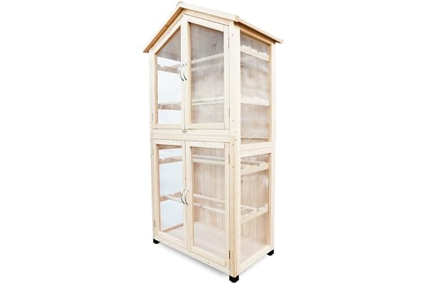 Habau 2842 Armoire de séchage, Naturel, 86 x 50 x 165 cm (l x p x h)
