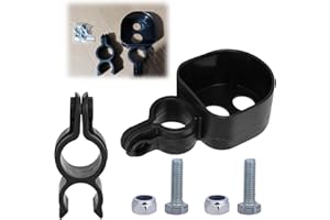 MUMISUTO 2 Pcs Supporto Per Canna Da Sedia A Rotelle Porta Bastone Per Deambulatore Con Viti, Supporto Per Stampella Per Sedia A Rotelle Supporto Per Bastone Da Passeggio Per Le Donne Disabili