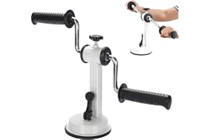 LIROPAU Arm Bike for Physical Therapy, Exerciser for Arm and Shoulder Workout, Arm Exercise Bike, Adjustable Resistance, Strong Suction, Home Fitness Equipment for Seniors for Home Training