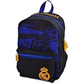 Hy-Pro Officially Licensed Real Madrid CF Backpack - Small, Lightweight, Real Madrid Merchandise - Great Football Gift Idea