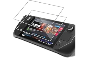 Locofun Protection écran pour Steam Deck OLED/Steam Deck, Dureté 9H Verre Trempé Film en sans Bulles,Ultra HD Film Vitre Trempé - 2 Pièces