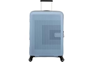 American Tourister Aerostep - Spinner M, Valigia Espandibile, 67 cm, 66.5/72.5 L, Grigio (Soho Grey)
