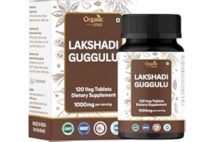 ORGANIC SPREE Lakshadi Guggulu 120 Tablets - Ayurvedic Formulation - Certified and Vegetarian (1)