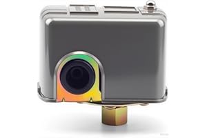 Candeon Pressostat Pompe Eau, 40-60psi 0.8-5.0 Bar Commutateur De ContrôLe De Pression De Pompe à Eau à Double Ressort RéGlable, G1/4" ContrôLeur Interrupteur De Commande De Pression De Pompe à Eau