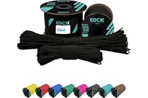 EdcX 2 mm Nylon Paracord 275 (15, 30, 50 And 100 m)– 100% Nylon Rope, 3-Strand Cord, Nylon Cord 2 mm in Many Colours (Army Green, 30 m)