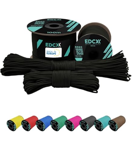 Kamu Synber Micro Paracord 1.18mm - 30m Spule Armeegrün Für Armbänder & Hundehalsbänder