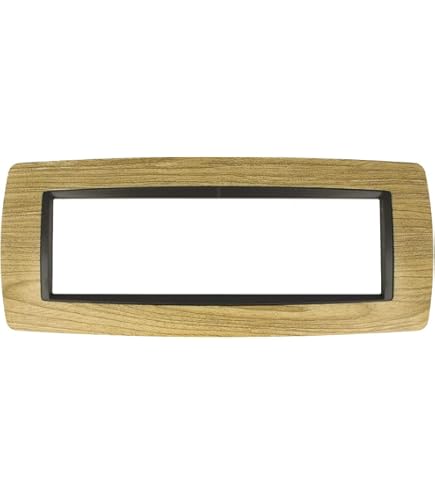 Placca Bombe 7 Moduli BTicino Living International - Per Scatola 507, Acciaio Scuro - Foto 3