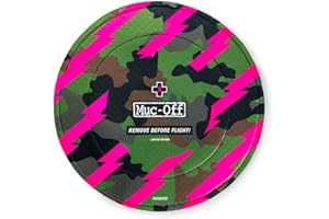MUC OFF Muc-Off Disc Brake Cover - Washable Neoprene Brake Shield for Mountain Bike and Road Rotors - Protects Against Overspray and Damage - Camo, 1 Pair