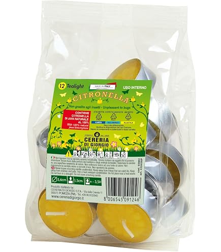 Coccio con profumatori spirali alla citronella - Ferrini Gift
