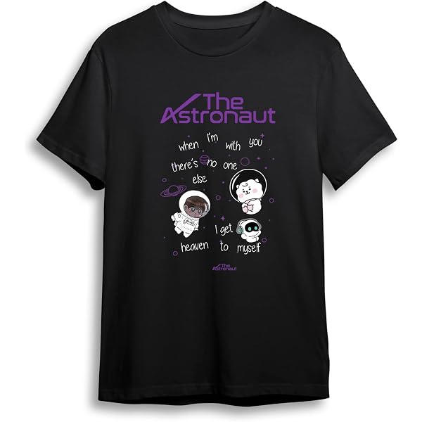 【JIN】プリントTシャツ（ALL ABOUT）Mサイズ Buy The Korhean Store BTS JIN Echo Black Regular Fit Crew Neck 100