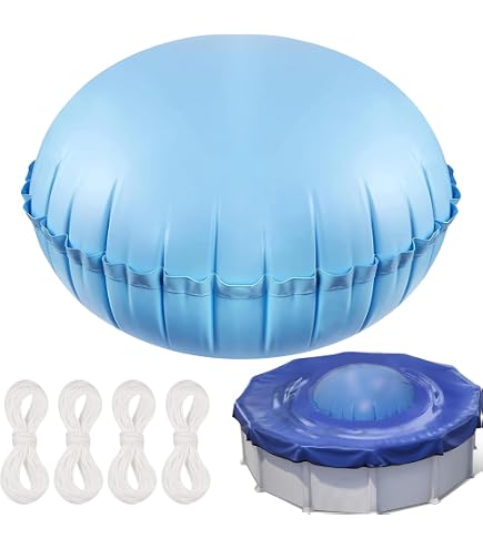 WEDNOK 2 Coussin Gonflable Piscine Avec Cordon - Protection Hiver Pour Piscine Et Spa