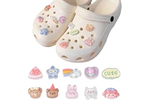 GXGM 10Pcs Charme Chaussure, DéCorations De Chaussures De Dessin Animé Amusantes Pour Filles, GarçOns Et Adultes