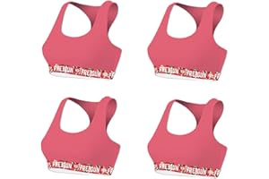 FREEGUN Lot de 4 Brassières Fille en Coton