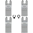 XXGO 4 Pcs Oscillating Multi Tool Diamond Saw Blades for Grout Removal Flush Cutting Compatible with Bosch Dremel Fein Harbor Freight Makita Milwaukee Porter Cable Ridgid Ryobi Rockwell XG3304DU