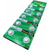 1 Kart 10 Adet Oxford Ag1, Lr621, Sr621sw, 364 Alkalıne D&uuml;ğme Pil 10 Adet Onlu Paket