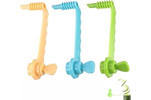 GETJOY 3 PCS Potato Spiral Cutter, Vegetable Spiralizer, Spiral Cutter, Kitchen Accessories Tools Practical Design and Durable, for Slicing of Vegetable and Fruit Manual Spiral